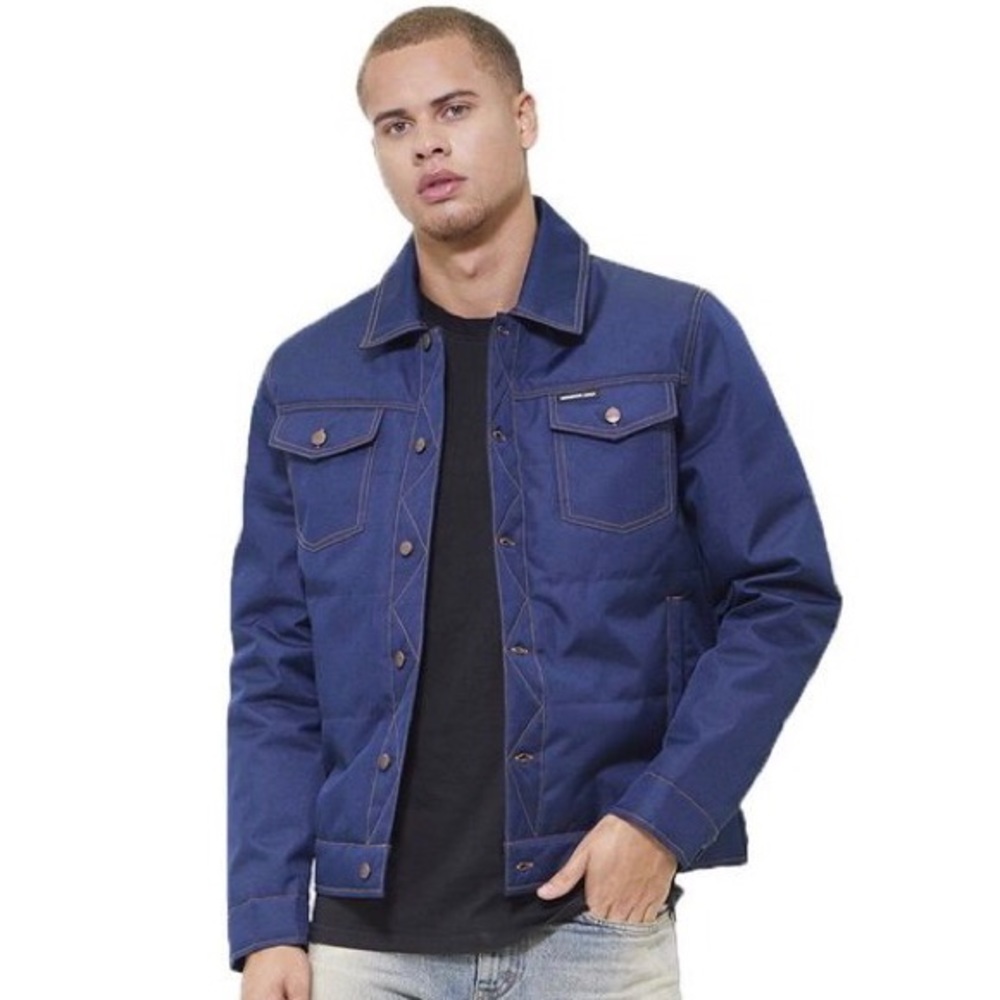 NWT.. MEMBERS ONLY Textured Navy Jacket
